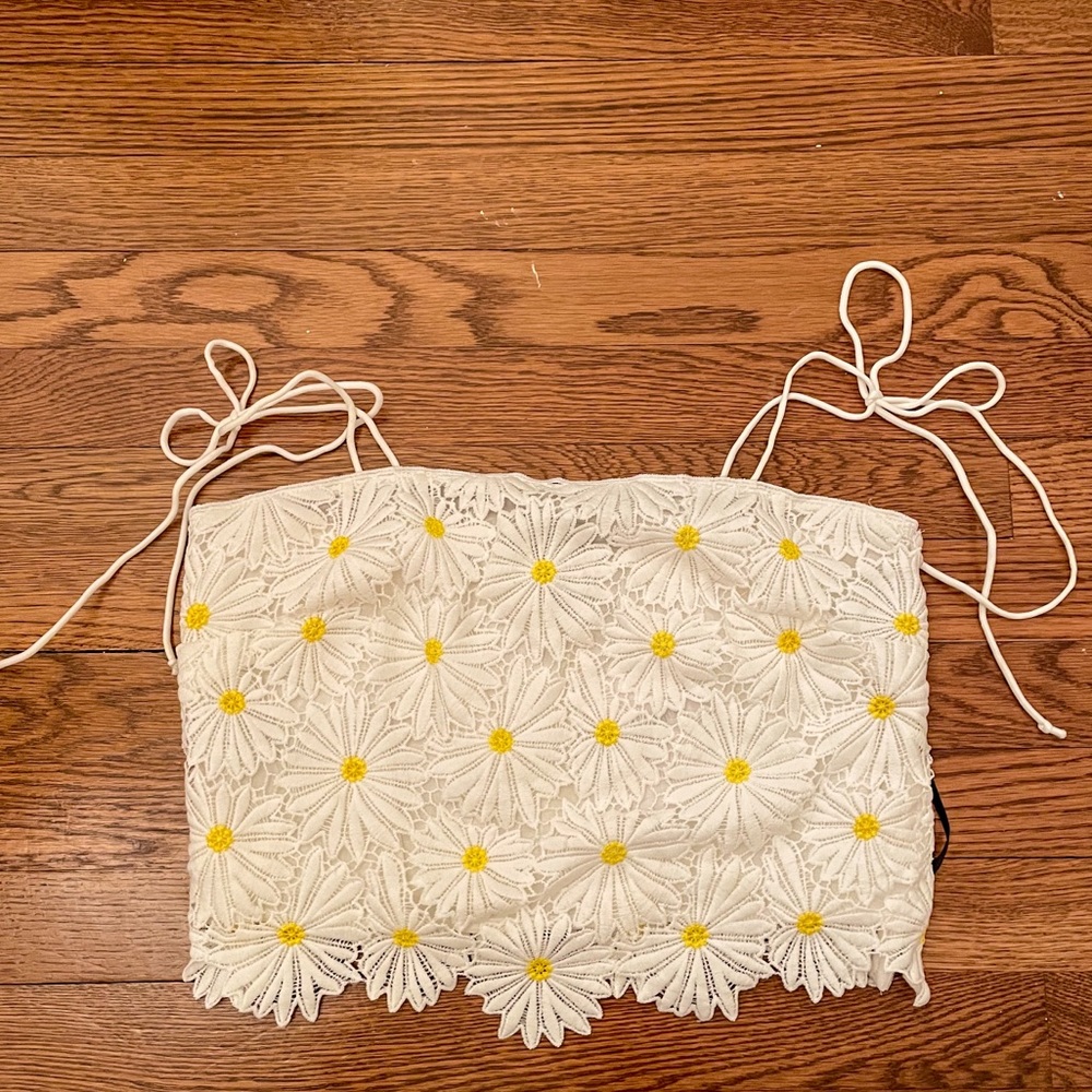 forever21 daisy crop top